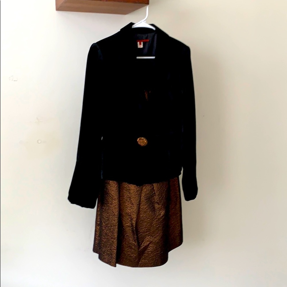 Back Velvet Blazer